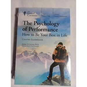 Psychology Of Performance DVD Great Courses Best In Life Guidebook Self Help